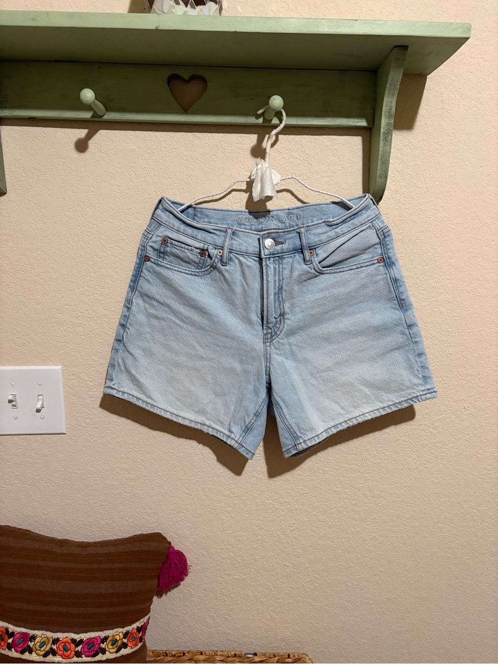 American Eagle Outfitters Light Blue Denim Shorts